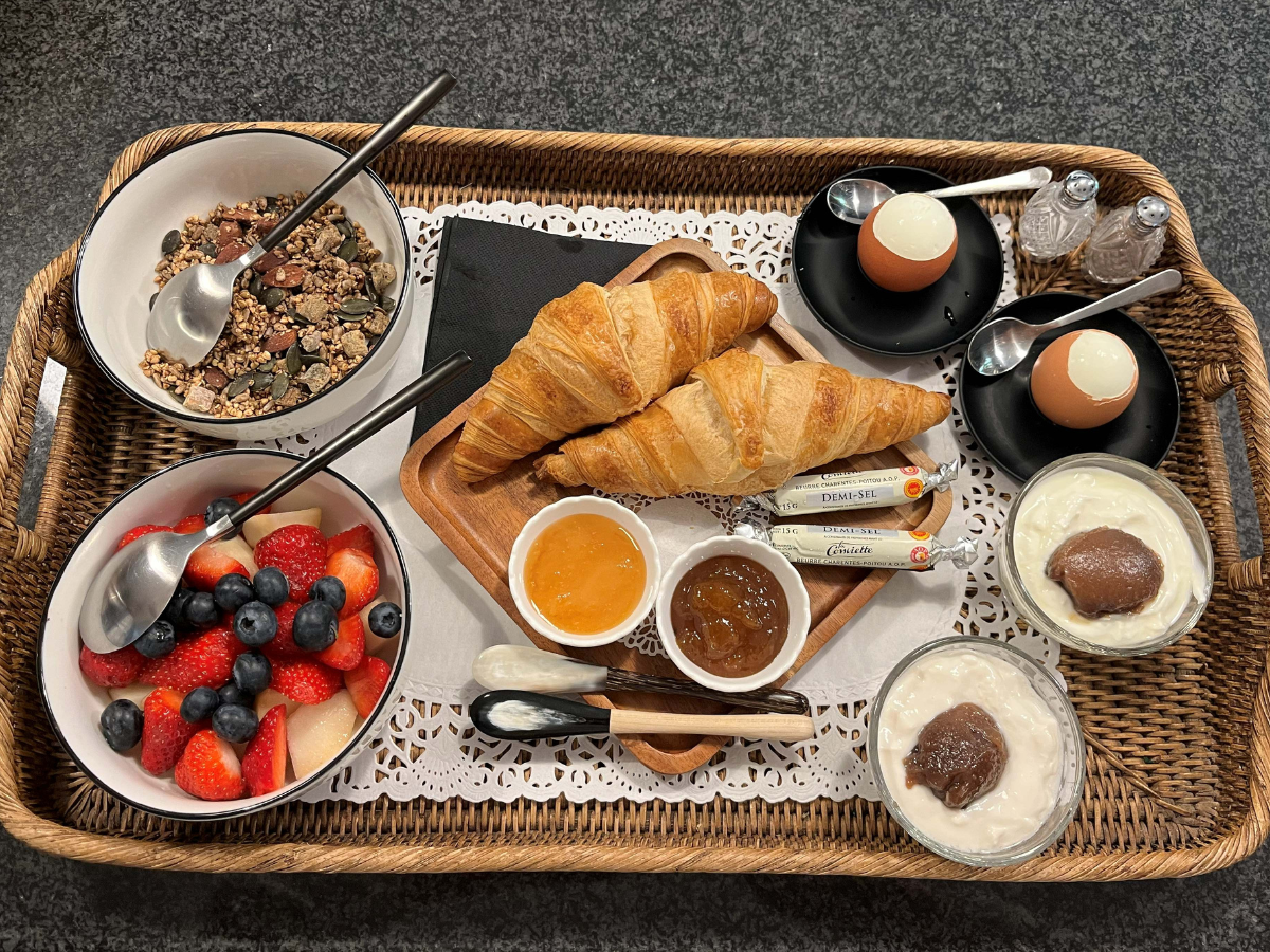 Petit Déjeuner Villa Amara Aix en Provence